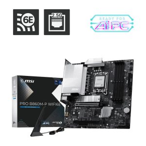 Placa base msi pro b860m - p wifi6e lga 1851 matx -  4x ddr5