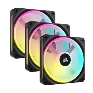 Ventilador caja corsair air co - 9051002 - ww gaming rgb 3x 120mm negro