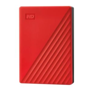 Disco duro externo hdd wd western digital 6tb my passport 2.5 pulgadas usb 3.2 rojo