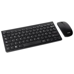 Teclado + raton tooq tqkmw - 3101 - b rf inalambrico negro compacto