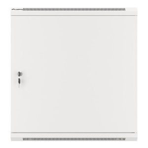 Armario lanberg mural 19 pulgadas 12u -  600x450 para automontaje con puerta metalica gris