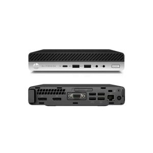 Ordenador reacondicionado mini hp elitedesk 400 g3 - i5 - 7th - 8gb - 256gb nvme - win 10 pro  - sin v