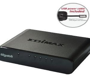 Switch 5 puertos edimax 10 - 100 - 1000 usb