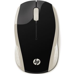Raton inalambrico hp wireless 200 negro - oro