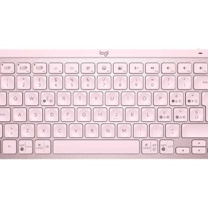 Teclado logitech mx keys mini rosa wireless inalambrico bateria