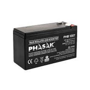 Bateria phasak phb 1207 compatible para sais 7ah 12v acido - plomo