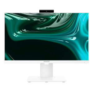 Ordenador pc all in one aio phoenix unity 23.8 pulgadas fhd ajustable altura y rotativo - web cam -  intel i5 12400 - 16 gb ddr4 - 1 tb ssd  blanco windows 11