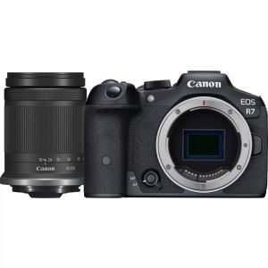 Camara reflex canon eos r7 + rf - s 18 - 150 is stm 32.5mpx negro