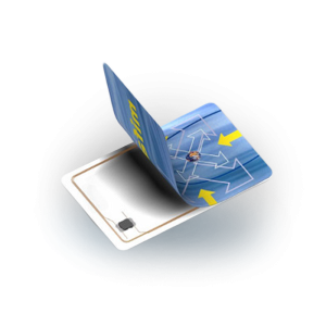 Tarjeta pvc proximidad blanca rfid 125 khz