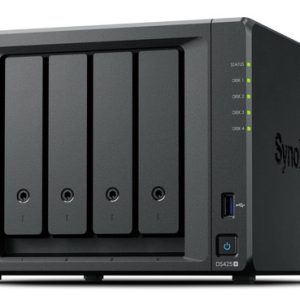 Servidor nas synology ds425+ 2gb 4 bahias raid ethernet 2.5 gigabit