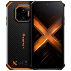 Movil rugerizado hammer energy x2 5g 8 - 256gb negro - naranja