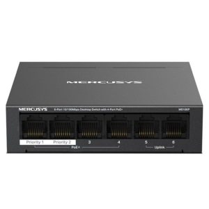 Switch mercusys ms106p 6 puertos