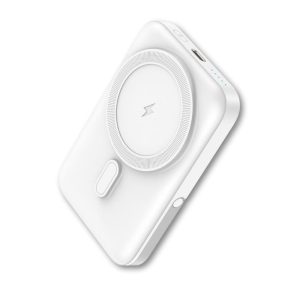 Powerbank qcharx atlas inalambrico magnetico 10000mah blanco