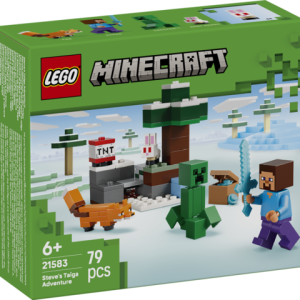 Lego minecraft la aventura de steve en la taiga