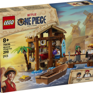 Lego one piece netflix cabaña del pueblo molino