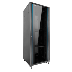 Armario rack de suelo 19 pulgadas phasak pro 42u negro 600x600 montado pho 6642