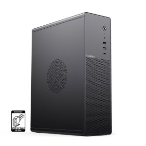 Caja ordenador coolbox matx slim t100 usb - c 3.2 gen1 full metal s - fte + 1 vent. 90mm