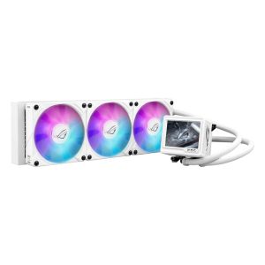 Kit refrigeracion liquida asus rog ryujin iii 360 argb extrema 3x 120mm blanca