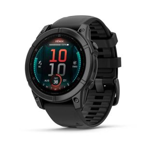 Smartwatch garmin fnix e amoled 1.3 pulgadas gps acero inoxidable 16gb resistente agua negro