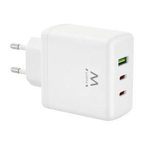 Cargador ewent ew1333 95w 2x usb tipo c - usb tipo a