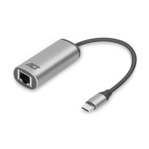 Adaptador usb - c a rj45 ethernet 2.5gb act connectivity