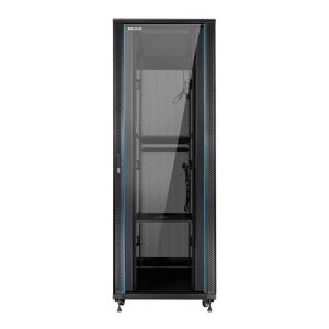 Armario rack de suelo 19 pulgadas phasak pro 47u negro 800x1000 montado pho 8147
