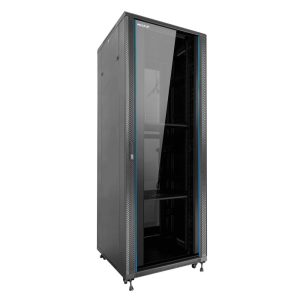 Armario rack de suelo 19 pulgadas phasak pro 42u negro 800x800 montado pho 8842
