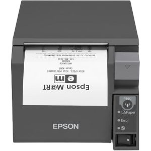 Impresora ticket epson tm - t70ii termica directa usb + serie gris oscuro