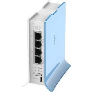 Mikrotik router board rb - 941 - 2nd - tc hap lite formato torre 650mhz cpu 32mb ram 4xlan 2.4ghz 802b - g - n 2x2 wireless