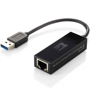 Adaptador usb 3.0 level one a gigabit ethernet rj45 10 -  100 - 1000mbps